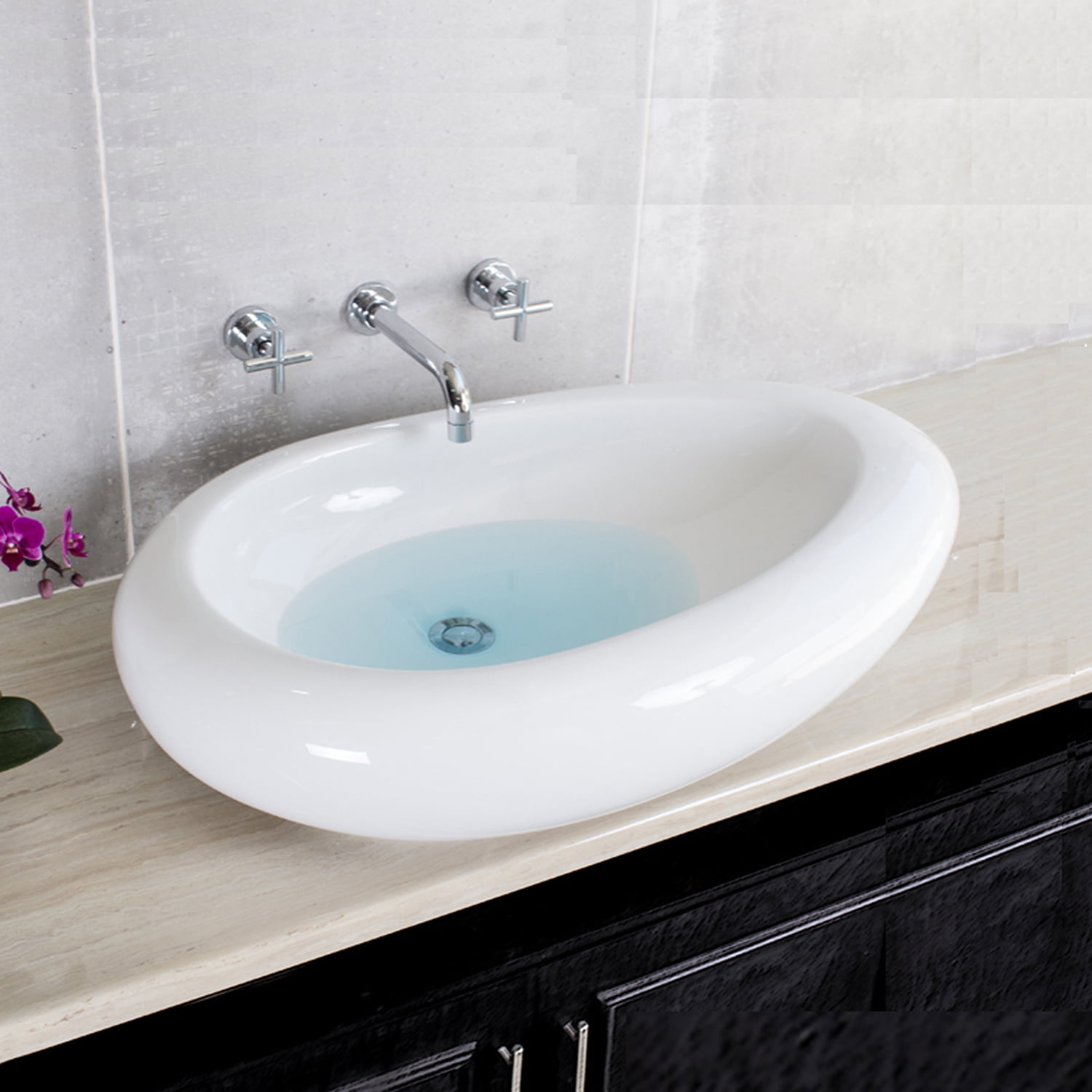 Dib603 Big Pebble White Rossco