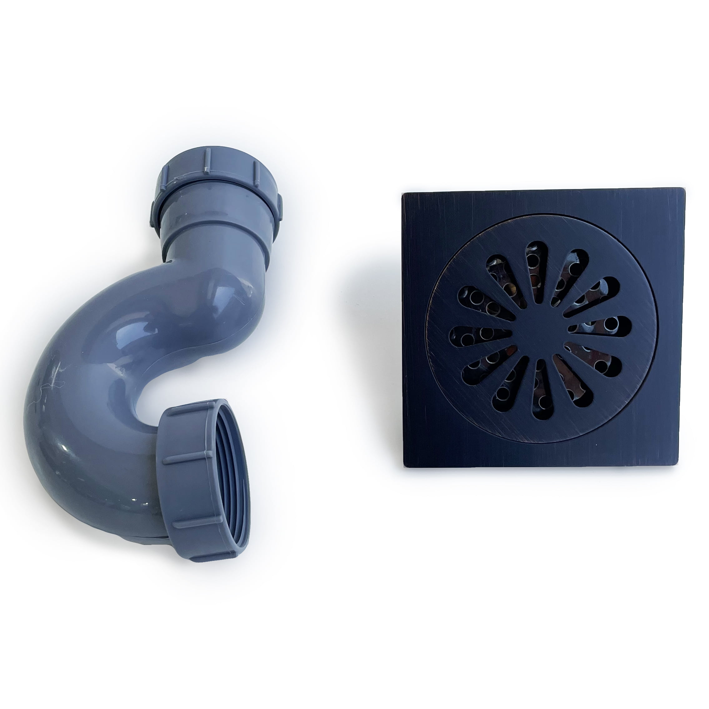 Shower drain and cover - Black