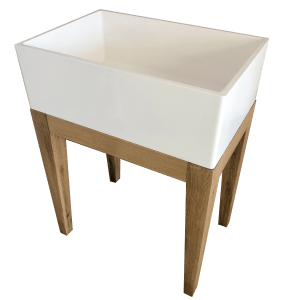 Single Butler on Oak Stand