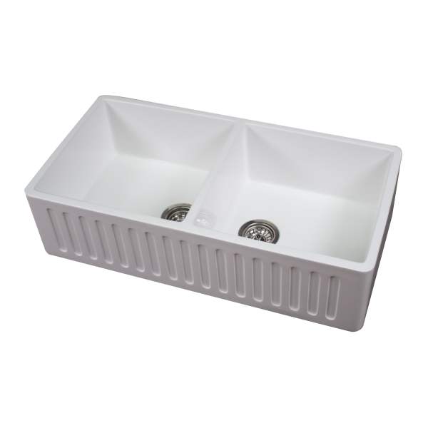 Belfast Double Butler Basin - White