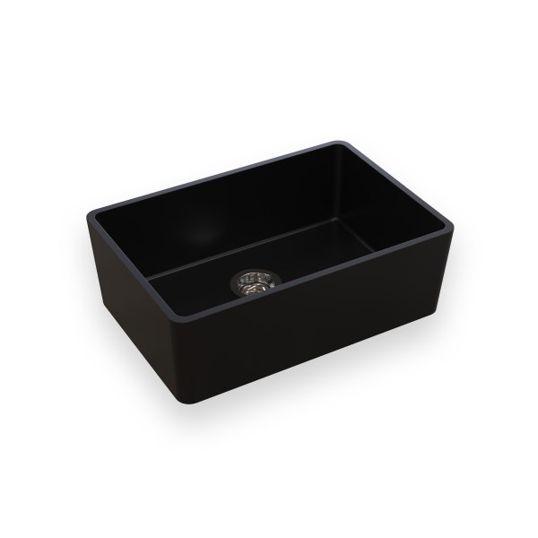 Single Butler Rounded Basin - Black