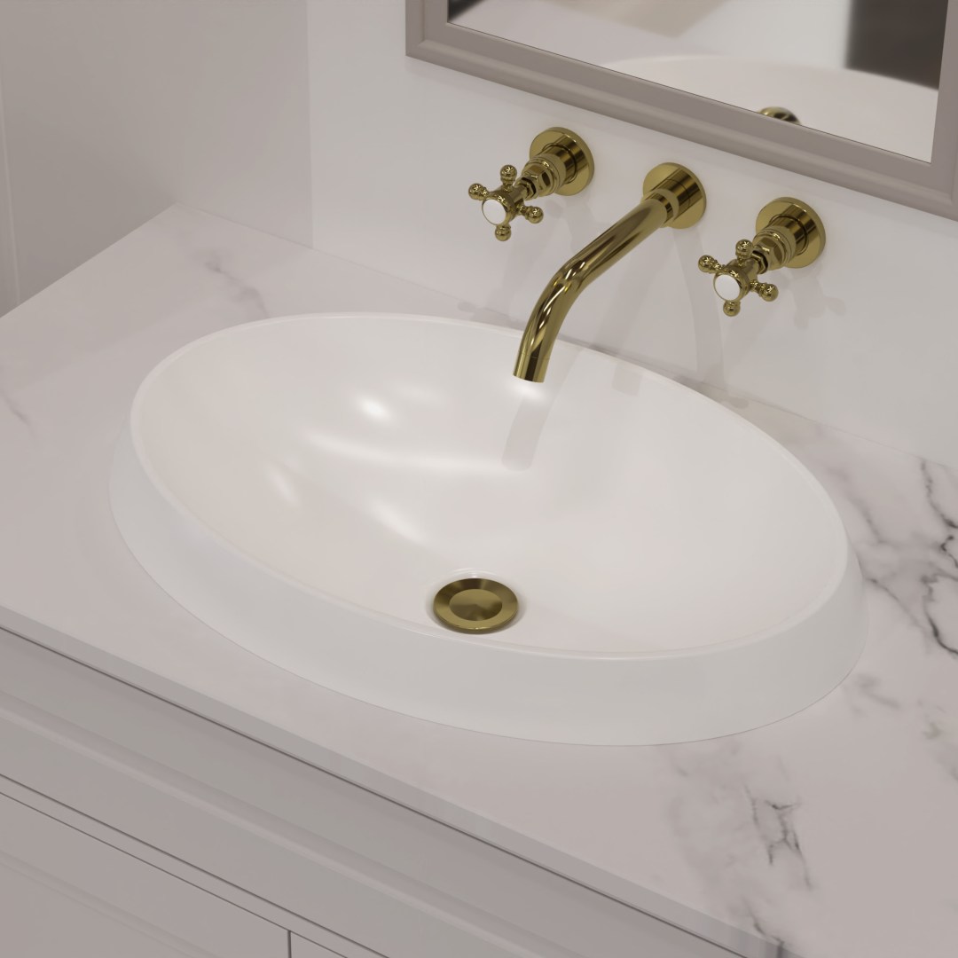 Semi Recessed Oval