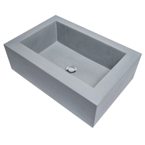 Trough Basin Small - Concrete