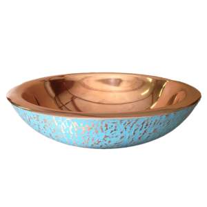 Copper Double Skin With Turquoise Blue outer