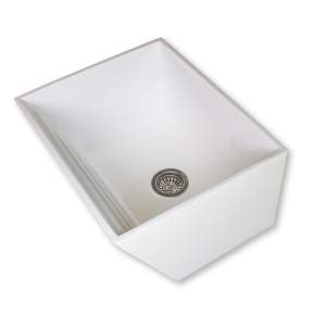 Laundry Single Basin - White