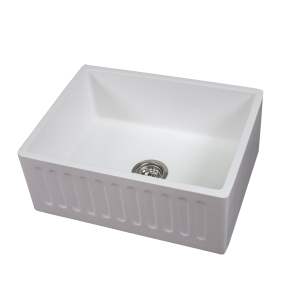 Belfast Single Butler Basin - White