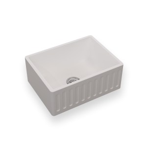 Belfast Single Butler Basin - White