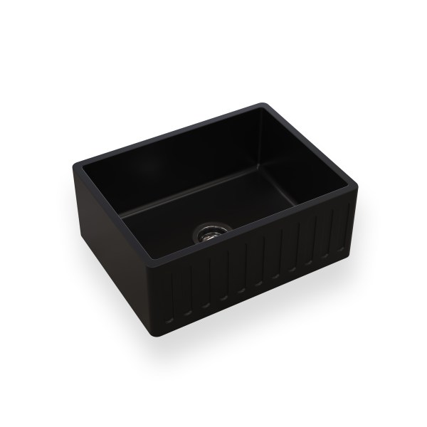 Belfast Single Butler Basin - Black
