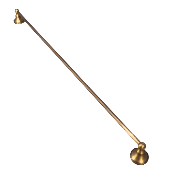 Extra-length Towel Rail - Antique Brass