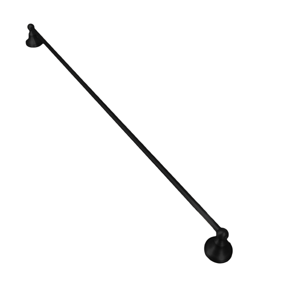 Extra-length Towel Rail - Black