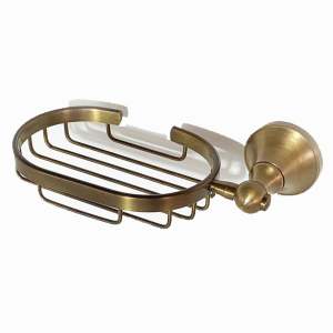 Soap Basket - Antique Brass