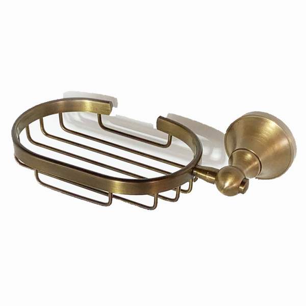 Soap Basket - Antique Brass