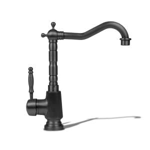 Kitchen Pillar Mixer - Black