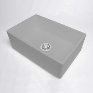 Single Composite Butler Basin - Concrete Grey