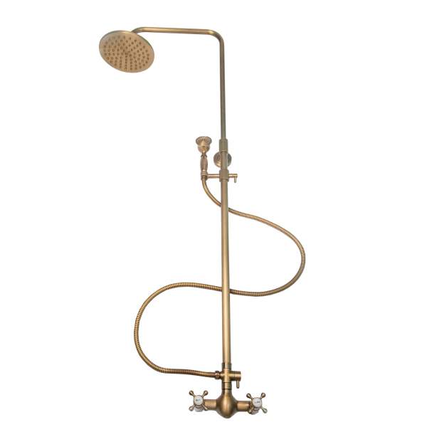 Shower Set - Antique Brass
