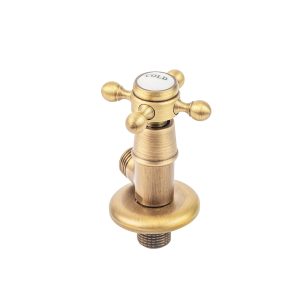 Wall-mounted Angle Valve - Antique Brass