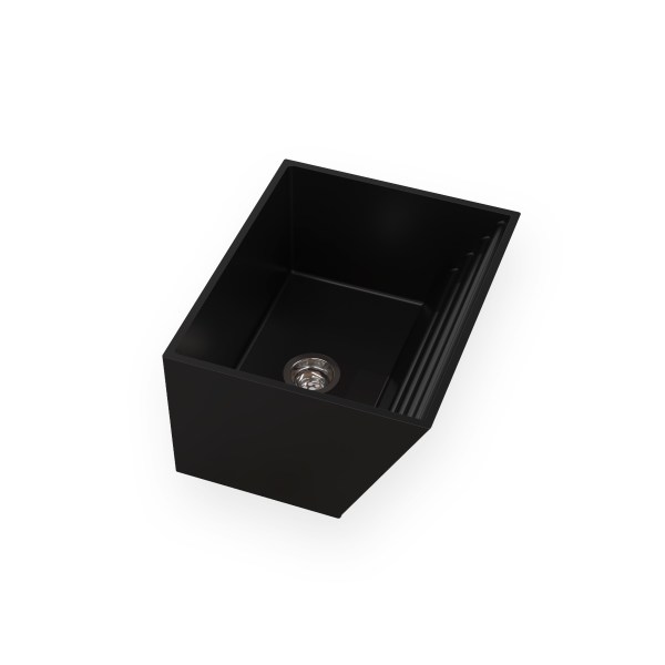 Laundry Single Basin - Black