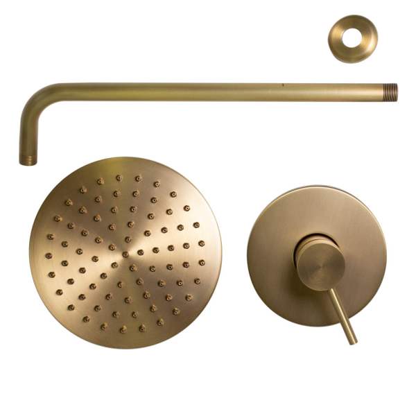 Shower Combo 1 - Antique Brass