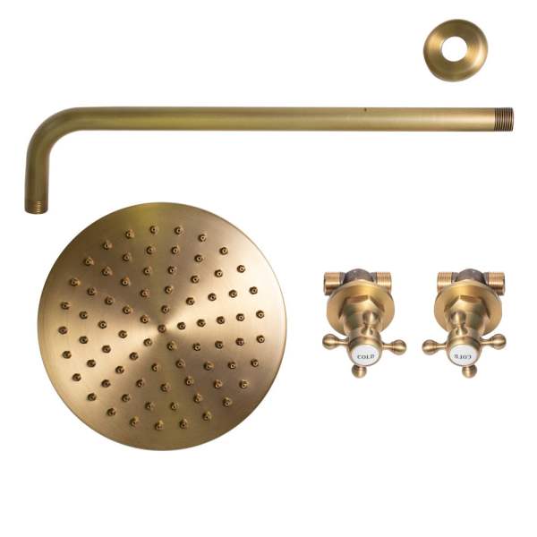 Shower combo 2 - Antique Brass