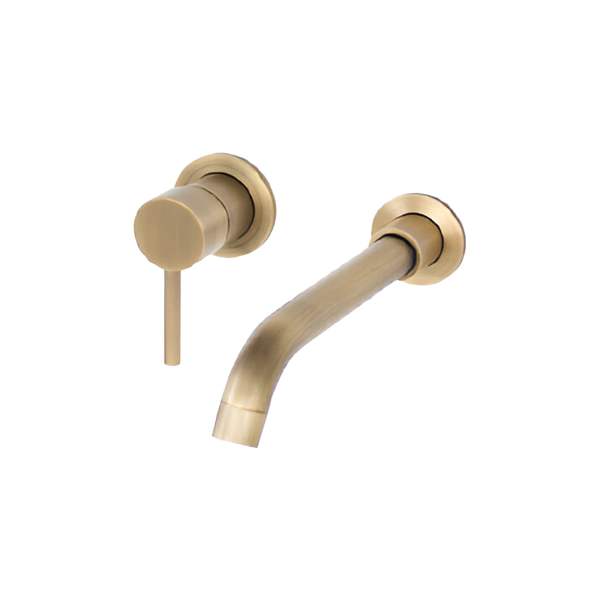 Basin Spout and Mixer Combo - Antique Brass