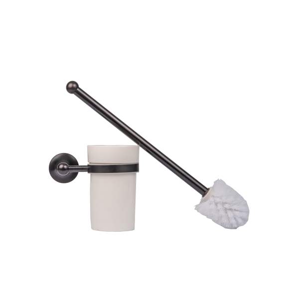 Toilet Brush and Holder - Black