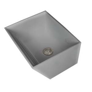 Laundry Single Basin - Concrete Grey