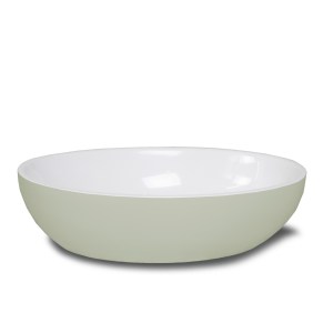 Tania Basin - Sage Green and White