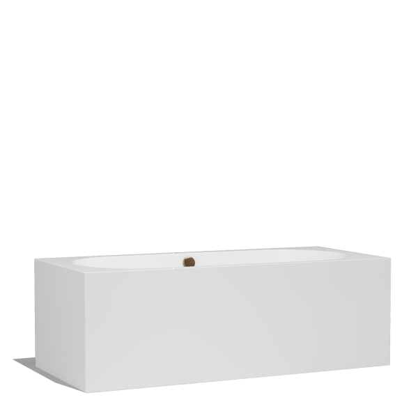 Cube Bath - White