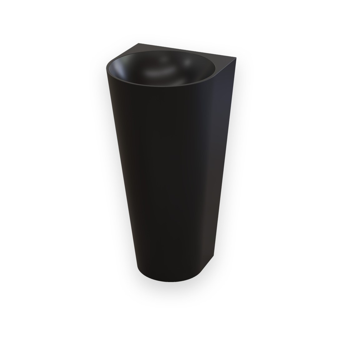 Incline Pillar Basin - Black