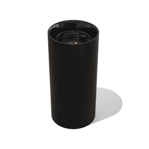 Round Pillar Basin - Black