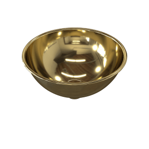 Rolled Lip Small - Brass