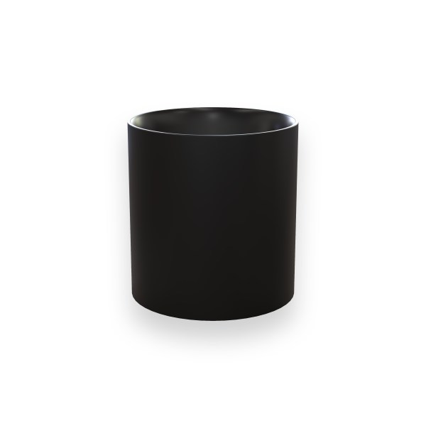 Round Short Pillar Basin - Black