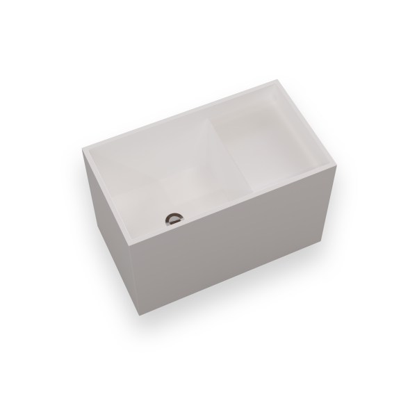 Tara Short Pillar Basins - White