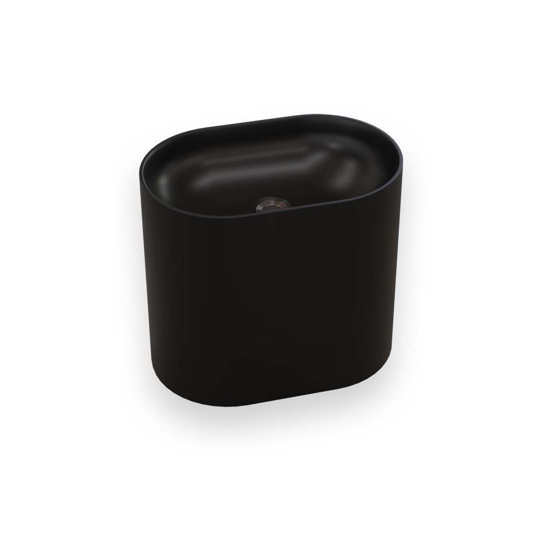 Turrino Short Pillar Basin - Black